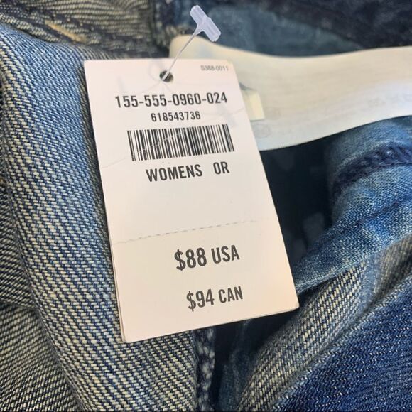 Abercrombie & Fitch Easy Fit Boyfriend Jeans Distressed Size 0 - Picture 7 of 12